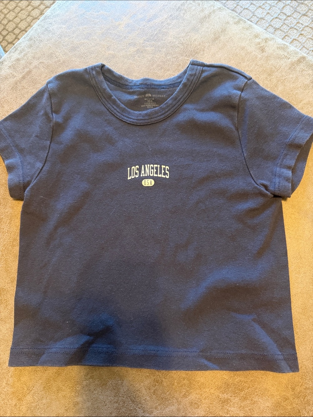 Brandy Melville Navy 'Los Angeles' Kids Graphic Tee